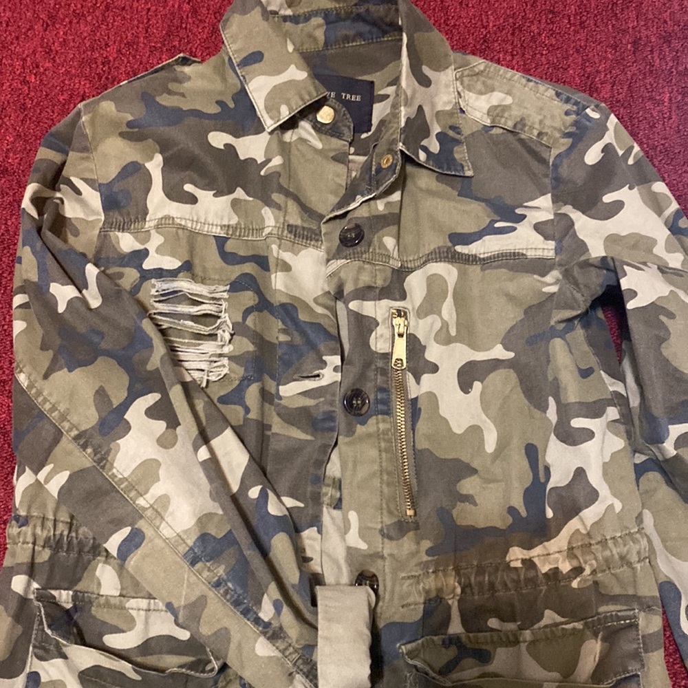Army green jacket